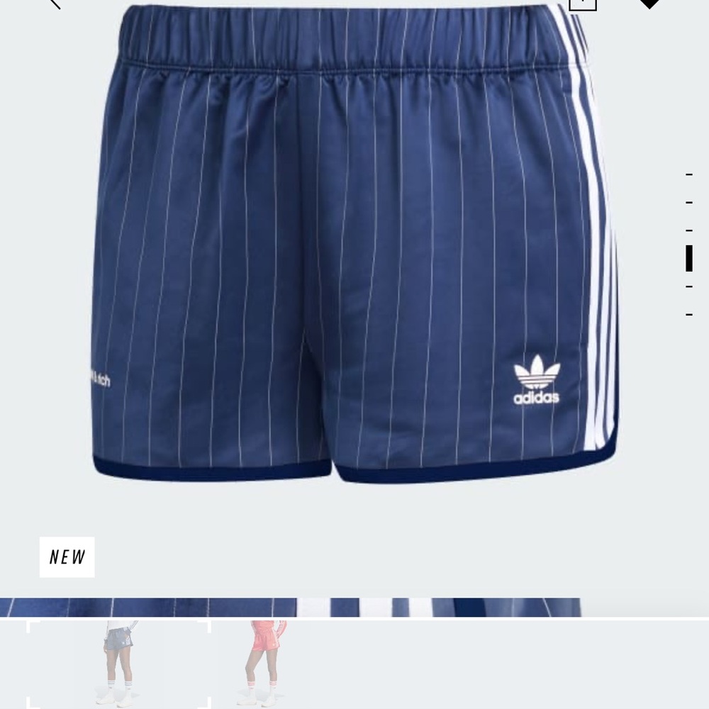 NWT blue Adidas x Sporty & Rich shorts - XS